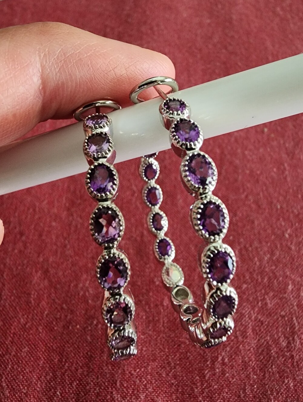 925 Sterling Silver Hoop Earrings